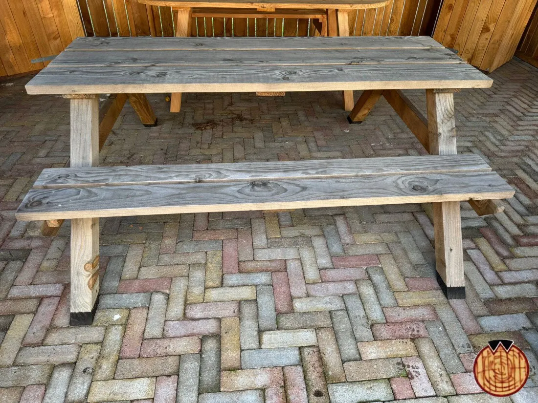 Stevige hardhouten of douglas picknicktafel